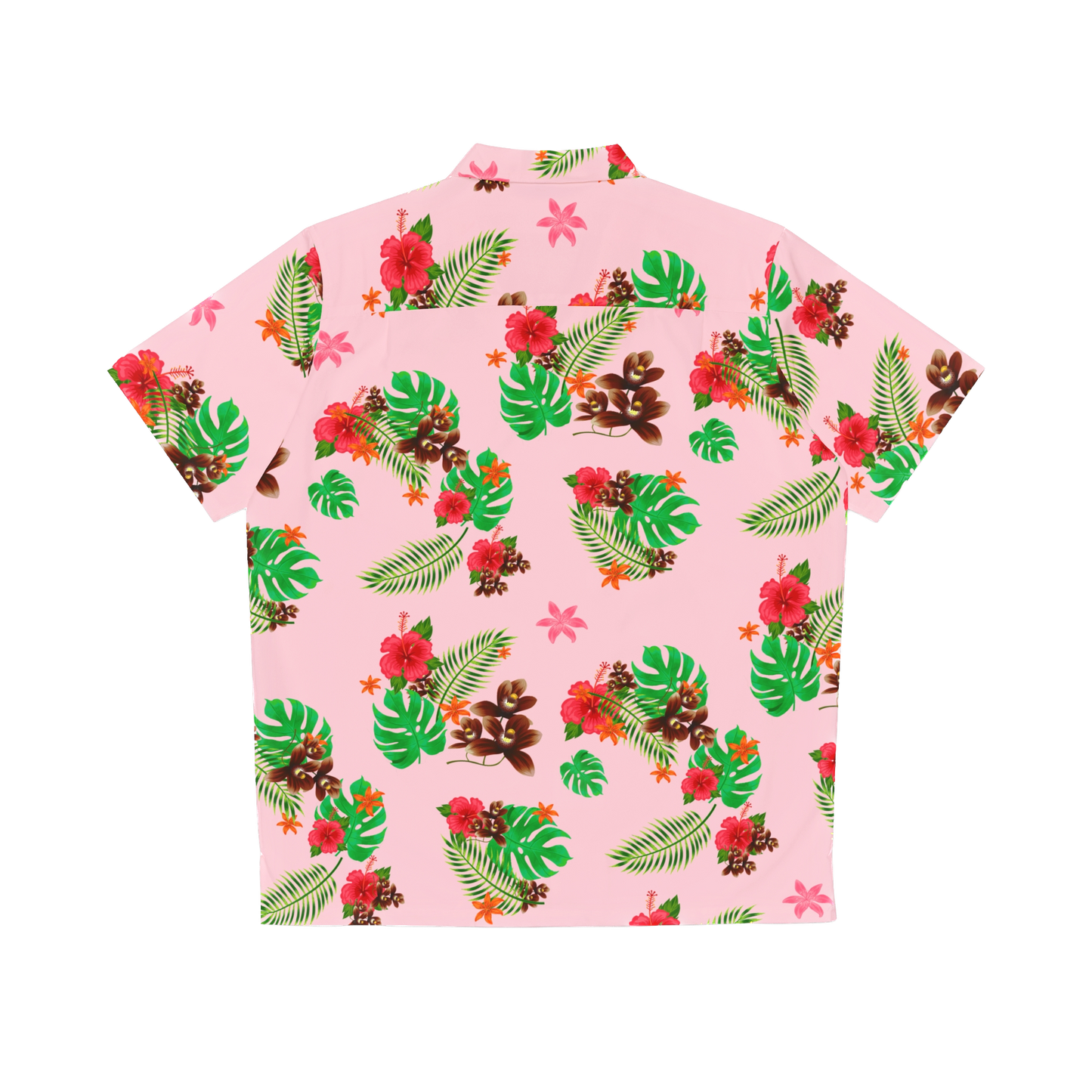 DON'T LOOK BEHIND YOU. HAWAIIAN BUTTON UP SHIRT
