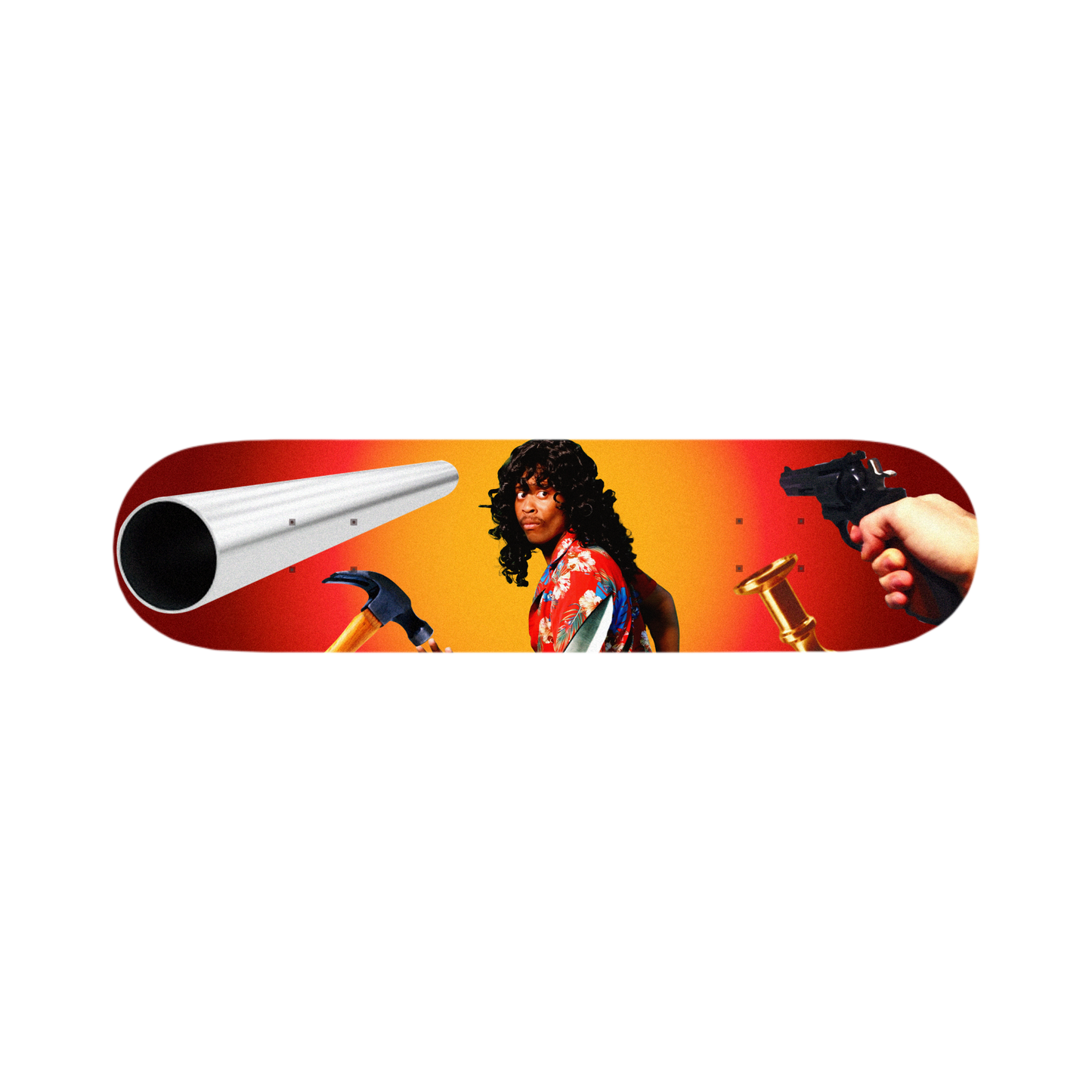 DON'T LOOK BEHIND YOU. ALBUM COVER SKATE DECK