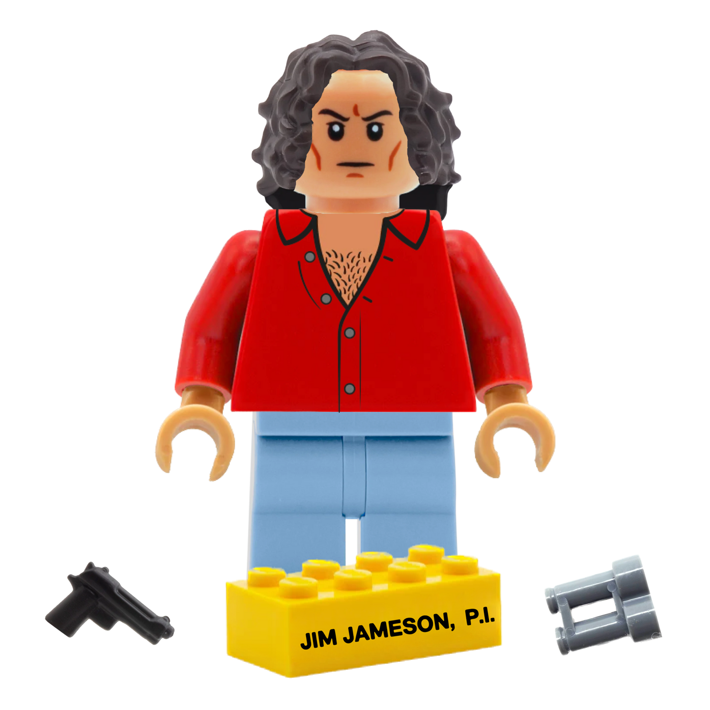 JIM JAMESON, P.I. LEGO FIGURINE