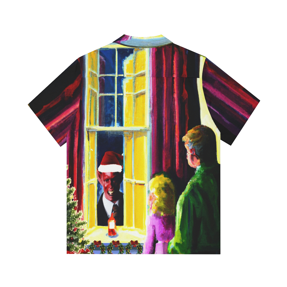 KRAMPUS BUTTON UP SHIRT