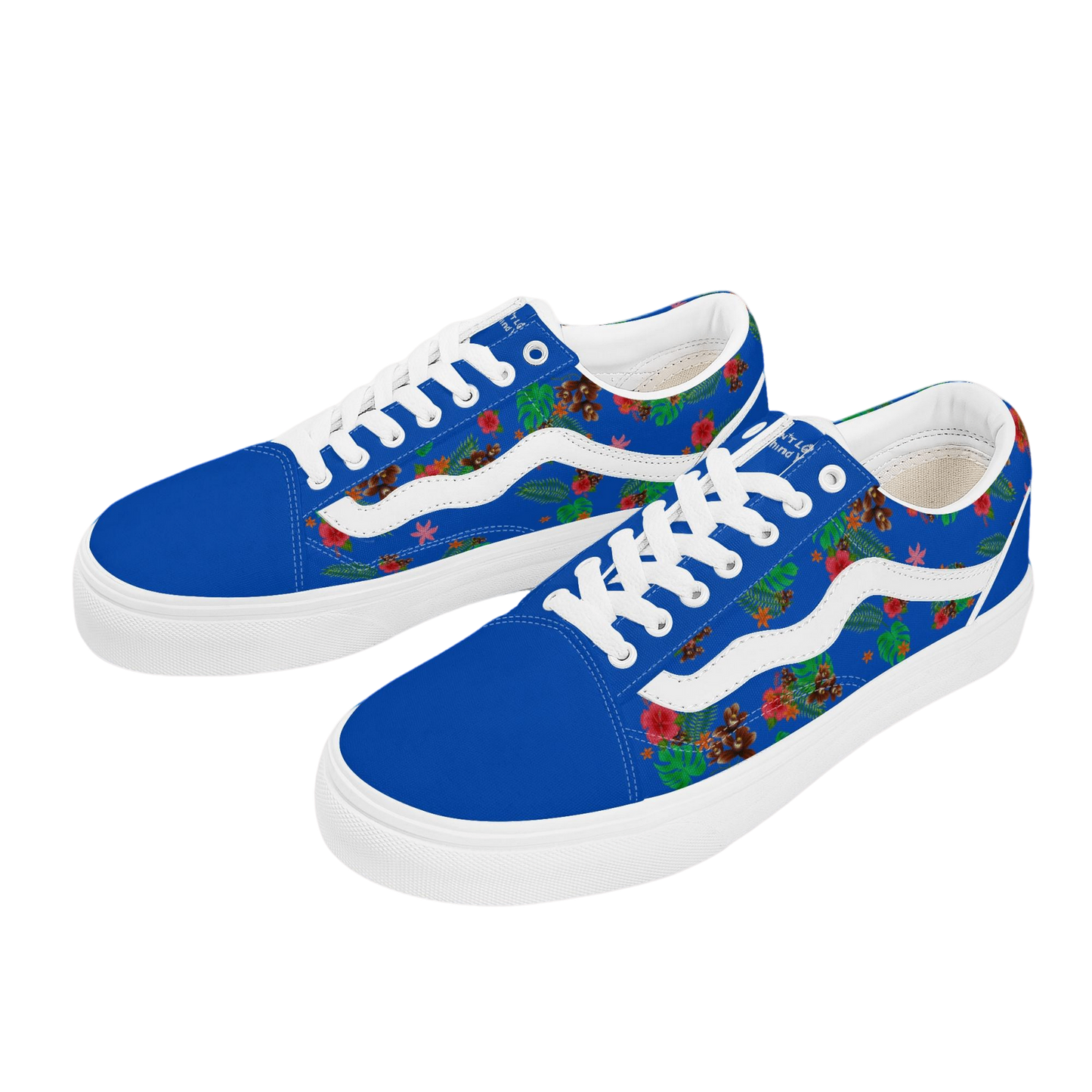 DON'T LOOK BEHIND YOU. HAWAIIAN PRINT VANS