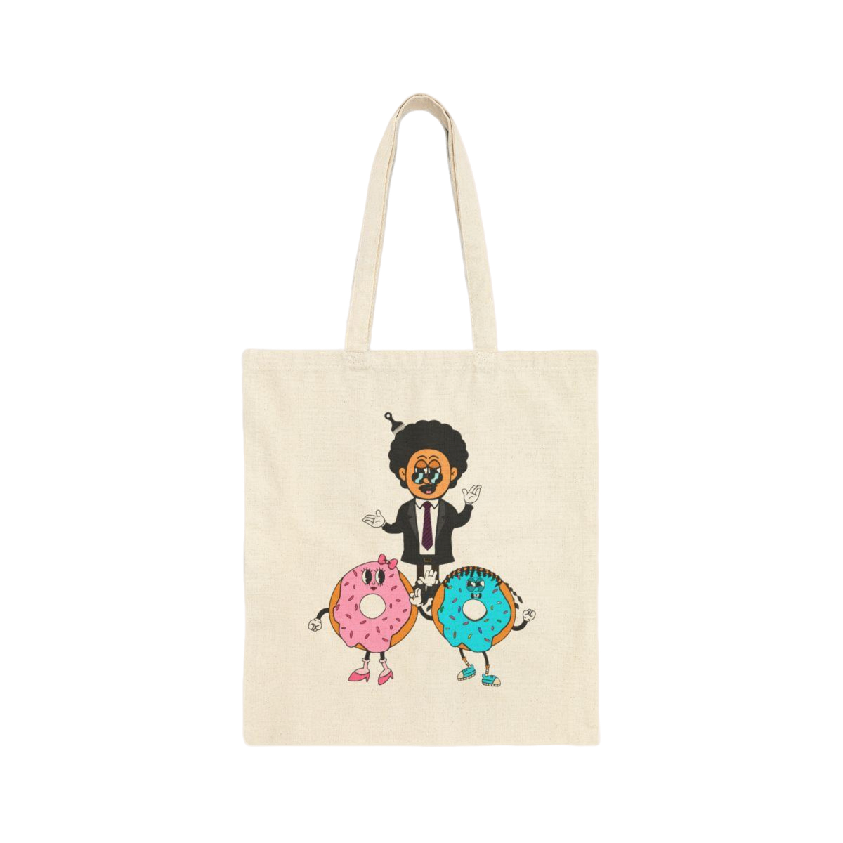 JIMMY'S DONUTS CHARACTERS TOTE BAG