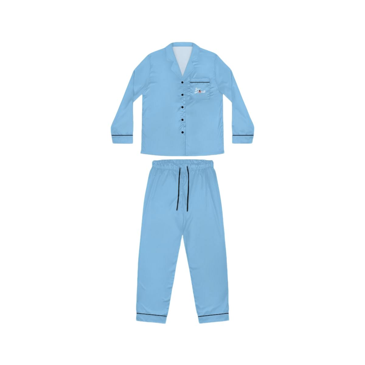 JIMMY'S DONUTS SATIN PAJAMAS