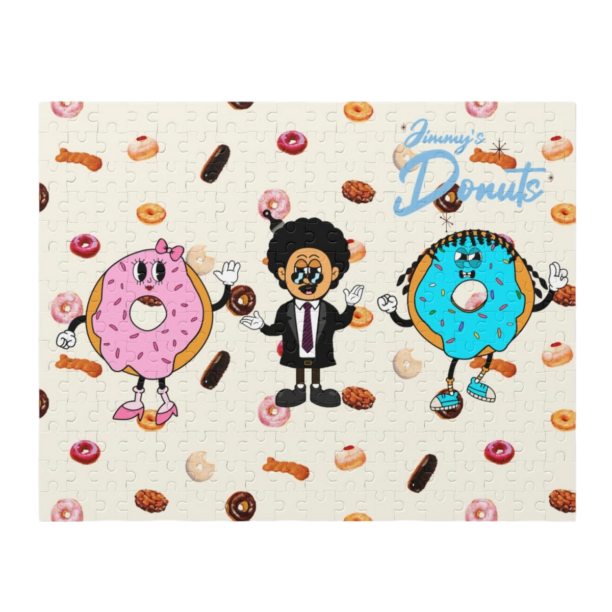 JIMMY'S DONUTS CARTOON PUZZLE