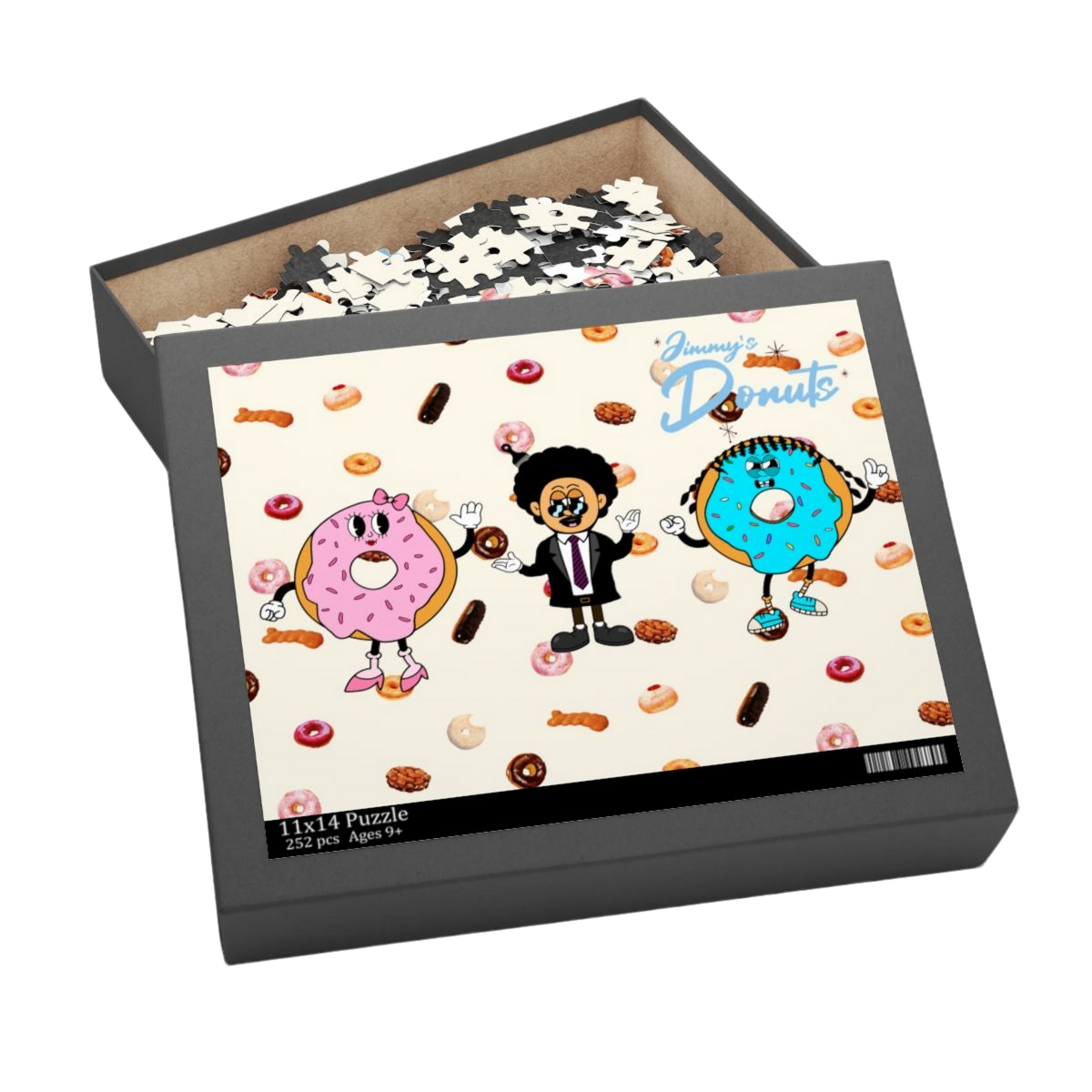 JIMMY'S DONUTS CARTOON PUZZLE