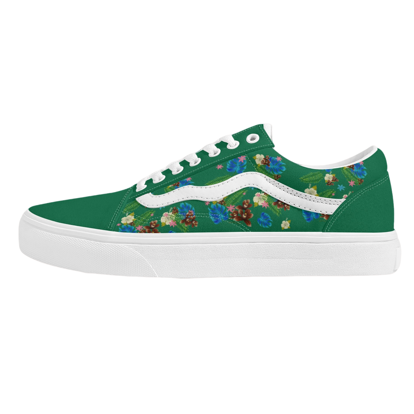 DON'T LOOK BEHIND YOU. HAWAIIAN PRINT VANS