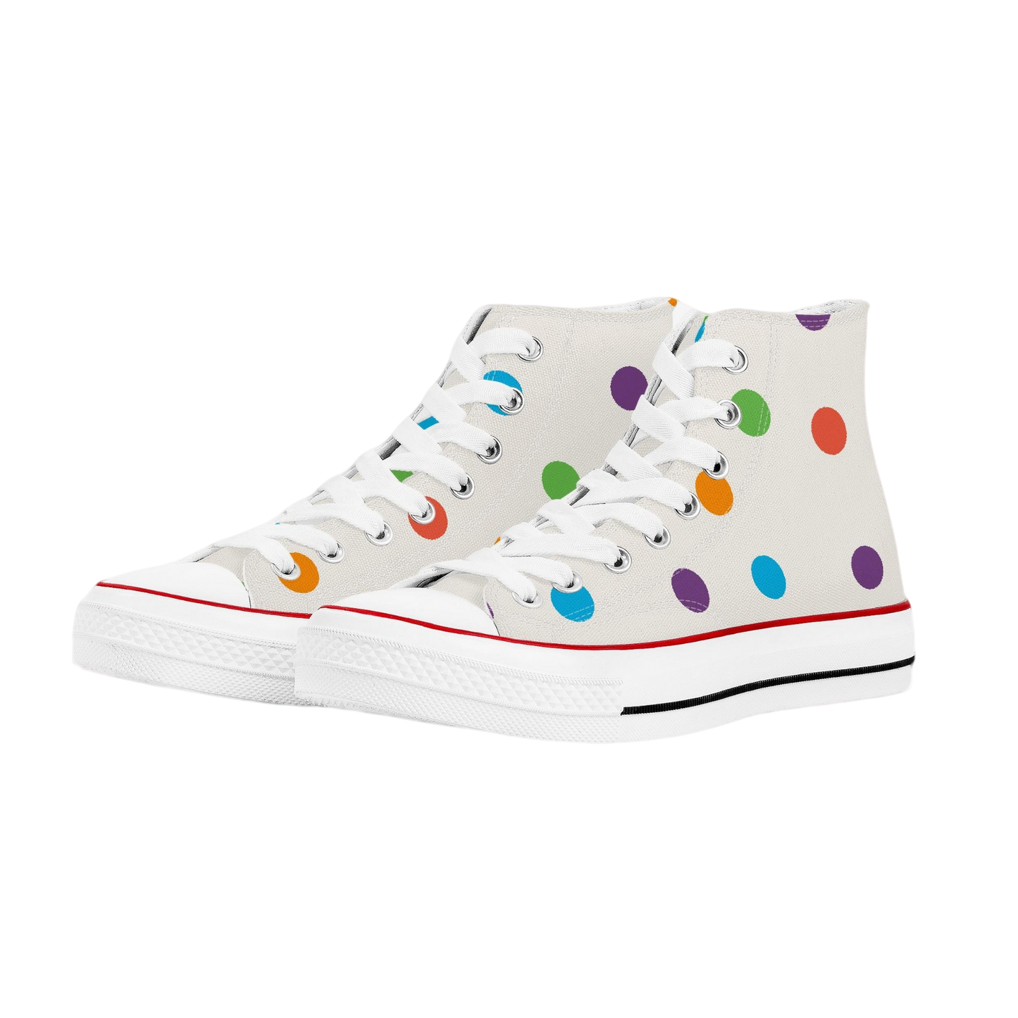 POLKA DOT ALL-OVER CHUCKS