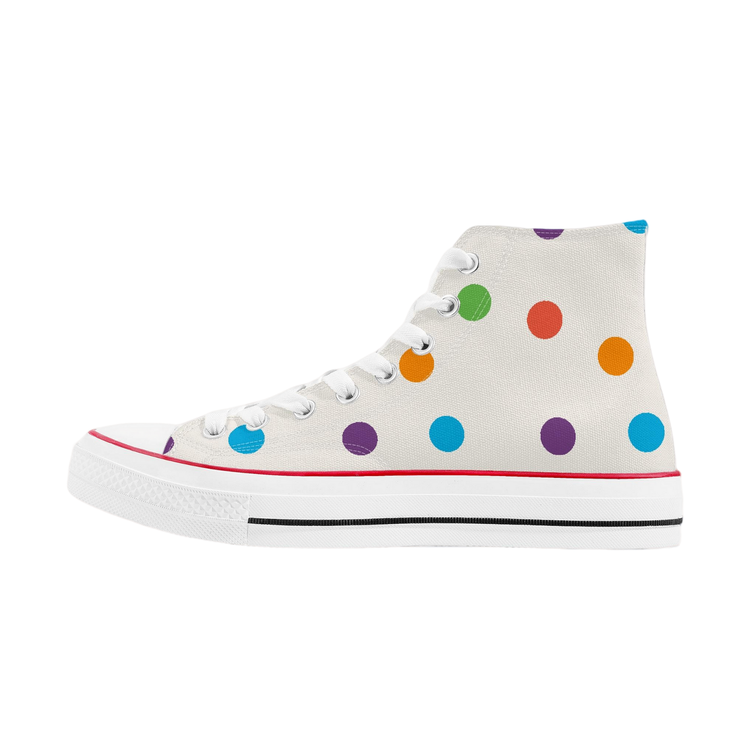 POLKA DOT ALL-OVER CHUCKS