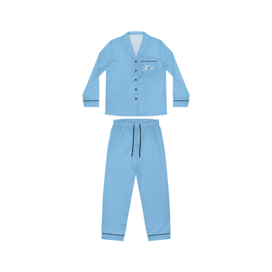 JIMMY'S DONUTS SATIN PAJAMAS