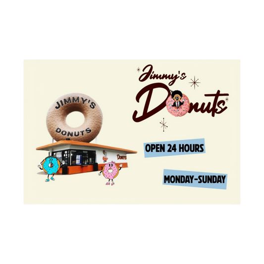 JIMMY'S DONUTS POSTER